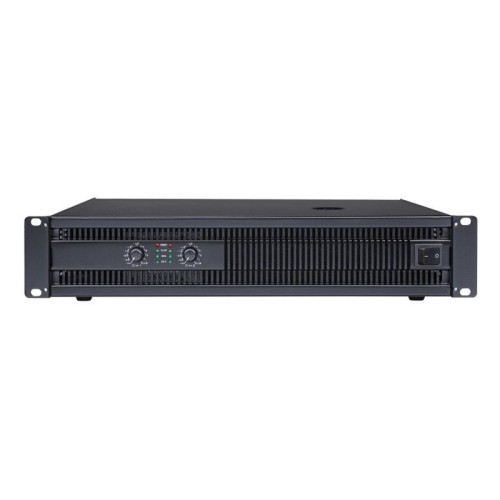 Domc T6 2 Channel 600W Power Amplifier Professional Audio AMP with High Damping Factor >200 for Commercial Sound System