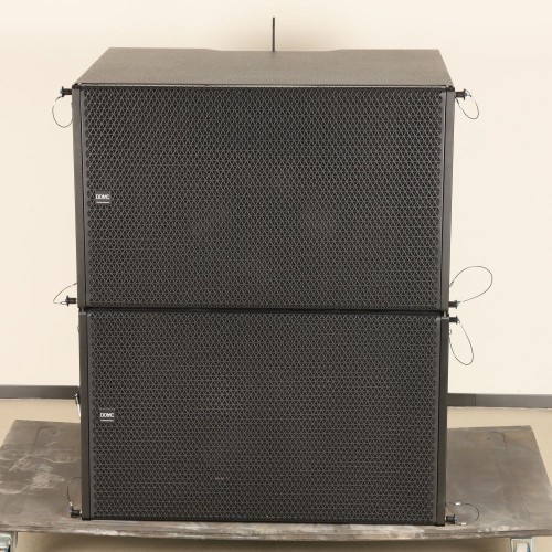 Single 18-inch Line Array Subwoofer - Compatible with Single 10-inch Line Array Speaker, Dual-purpose for Suspension &