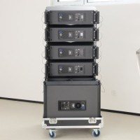 Domc Ka208 8-Inch Active Line Array PRO Audio Equipment for Large, Medium Small Mobile Performances Theaters Auditorium